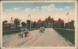 Masonic Home and Chapel, Utica, N.Y. Postcard