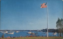Sterling Creek Anchorage, Greenport, Long Island, NY Postcard