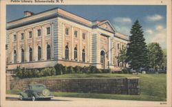Public Library, Schenectady, N. Y. Postcard