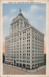Peoria Life Insurance Building, Peoria, IL Postcard