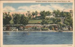 Japanese Garden, Terrace Park, Sioux Falls, SD Postcard