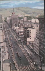 Pioneer Days Parade, Salt Lake City, Utah Postcard