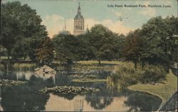 Lily Pond, Bushnell Park Postcard