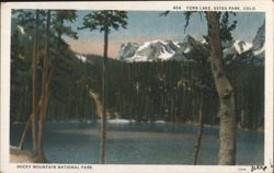 Fern Lake, Estes Park, Colo. Postcard