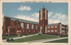 Methodist Church, Johnson City, TENN. Postcard