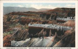 Cedar Breaks, Southern Utah Postcard