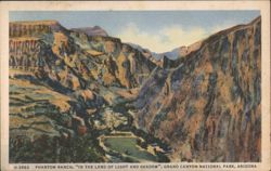 Phantom Ranch, In The Land of Light and Shadow Postcard