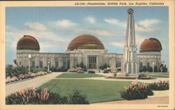 Planetarium, Griffith Park, Los Angeles, California Postcard