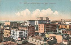 Portion of Business Section, San Diego, California Postcard