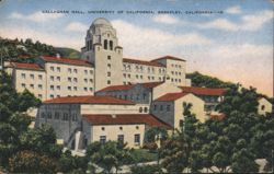 Callaghan Hall, University of California, Berkeley Postcard