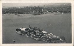 Alcatraz Island, San Francisco Bay Postcard