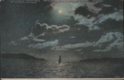 Evening View of Golden Gate, San Francisco, CA Postcard