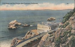 Cliff House and Seal Rocks, San Francisco, CA Postcard