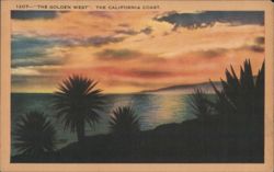 "The Golden West", The California Coast Postcard