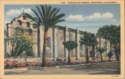 Mission San Gabriel Archangel, California Postcard