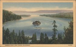 Emerald Bay, Lake Tahoe, California Postcard