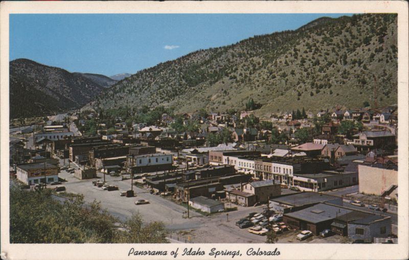 Panorama of Idaho Springs, Colorado