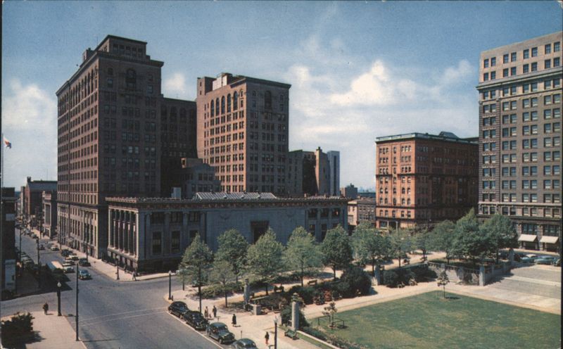 Rodney Square and Public Library, Wilmington, DE Delaware