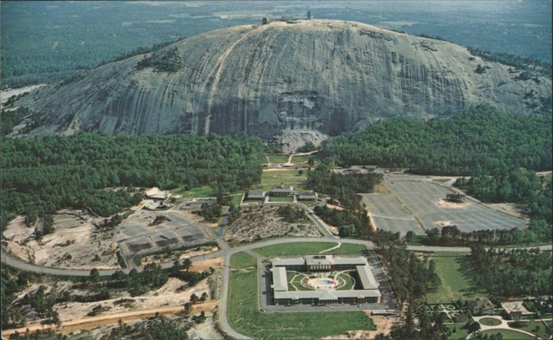Aerial View, Historic Stone Mountain Georgia