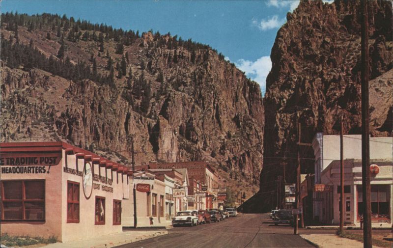 Street Scene through the Canyon, Creede, CO Colorado