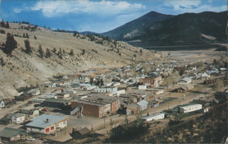 Aerial View of Historic Creede, Colorado Homer Brown