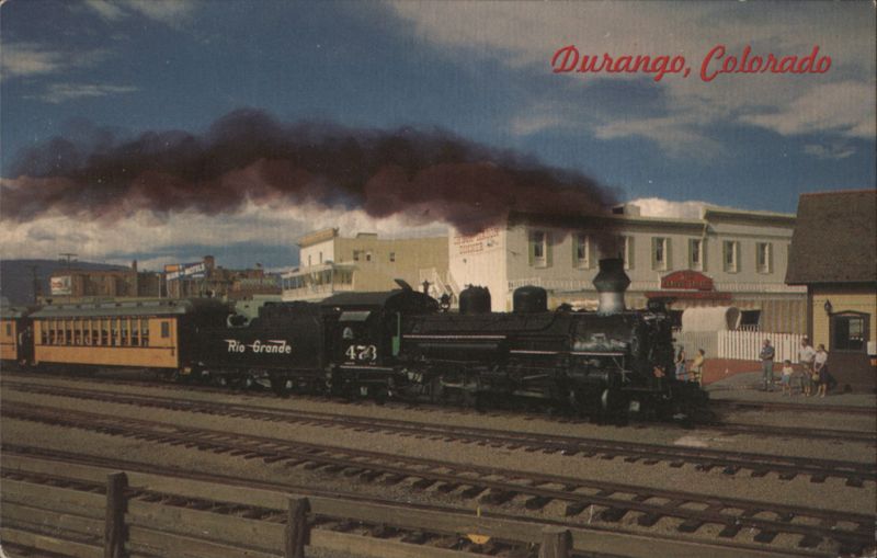 Rio Grande Narrow Gauge Train #473, Durango Colorado
