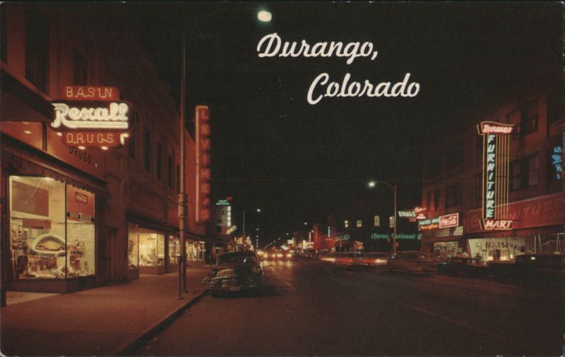 Durango, Colorado at Night