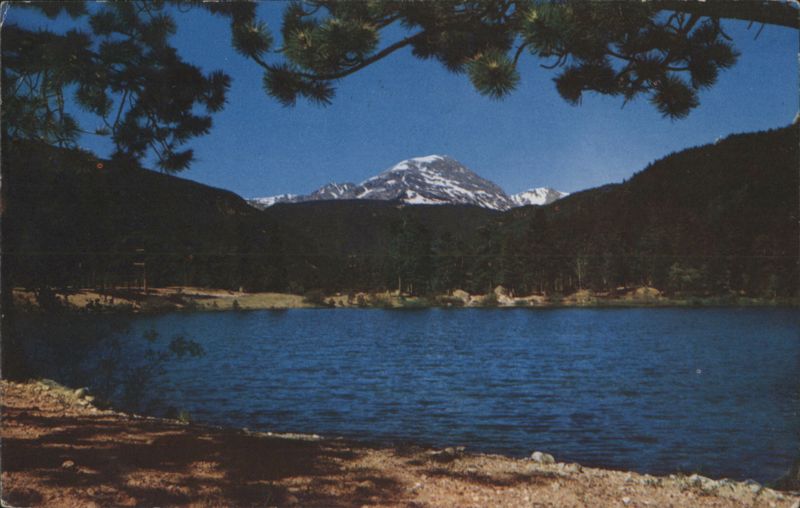 Copeland Lake and Copeland Mountain near Estes Park, CO Colorado