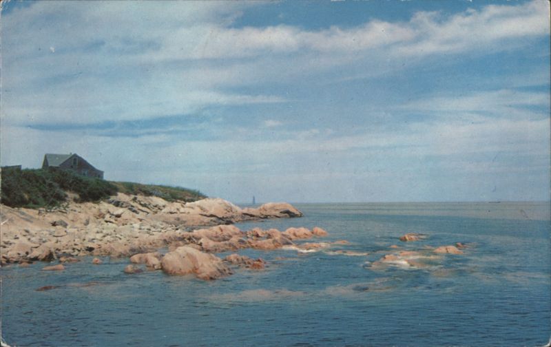 Portion of the Glades Showing MINOT LIGHT, North Scituate Massachusetts