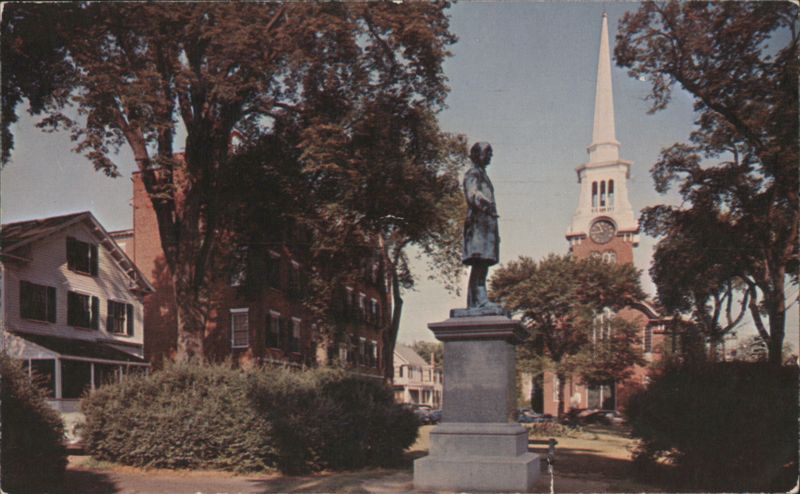 Statue of William Lloyd Garrison, Brown Square, Newburyport Massachusetts