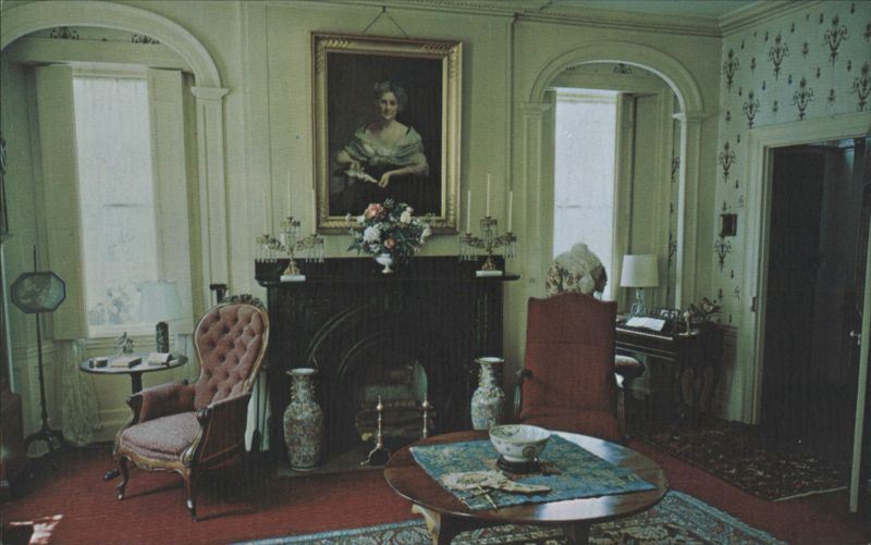 Drawing Room of the Cushing House, Newburyport, MA Massachusetts