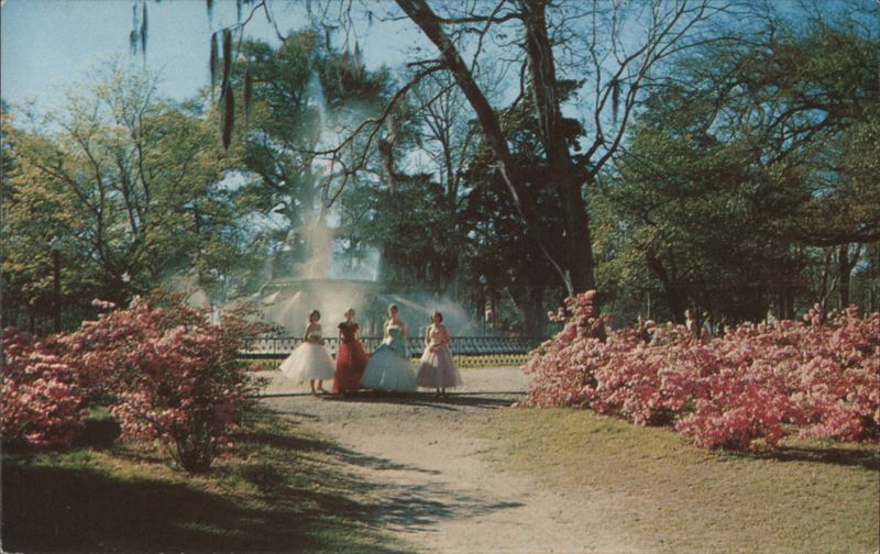 Forsyth Park Fountain, Savannah, GA Georgia
