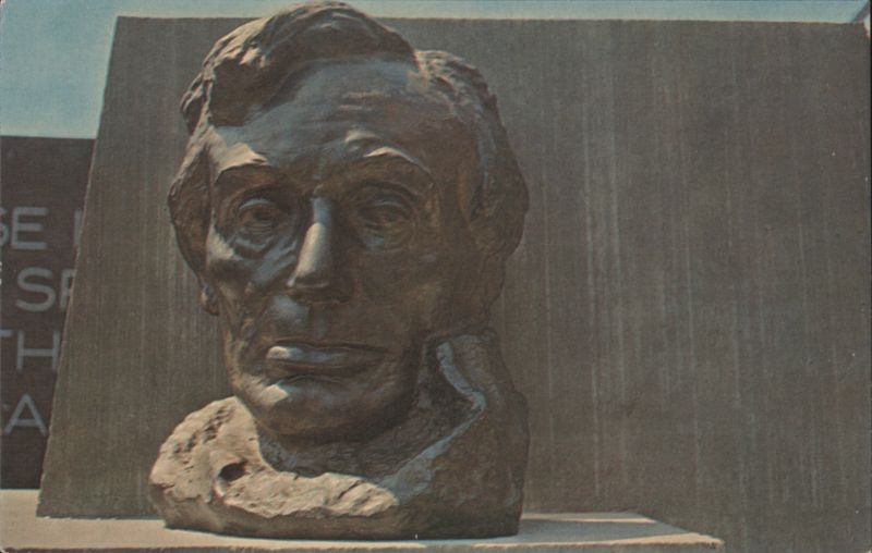 Gutzon Borglum's The Prairie President Lincoln Bust