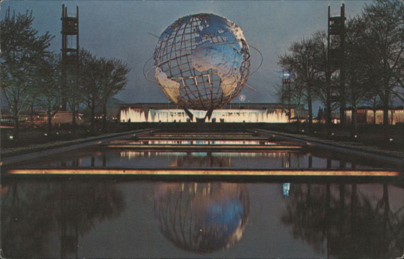 Unisphere at Night, New York World's Fair 1964-1965