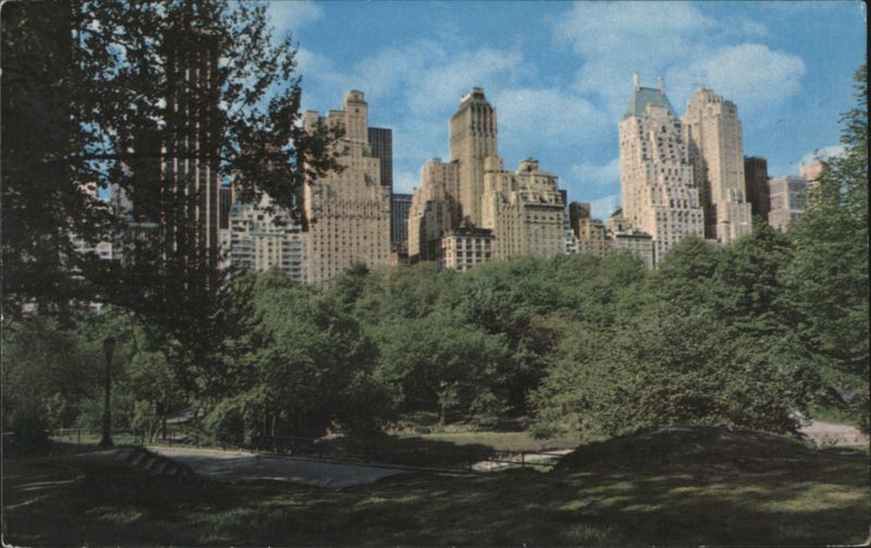 Fifth Avenue Skyline from Central Park, New York City