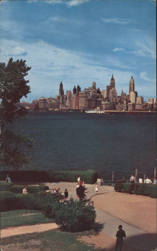 Lower Manhattan Skyline from Bedloe's Island, New York City