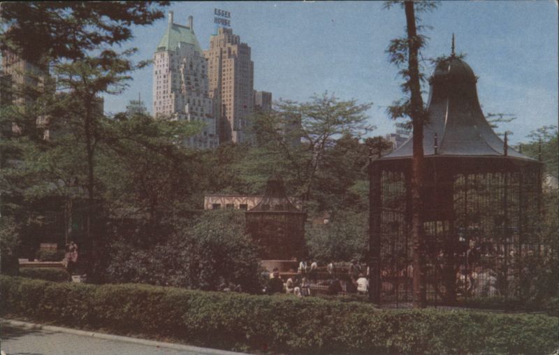 Central Park Zoo with Essex House View, New York City