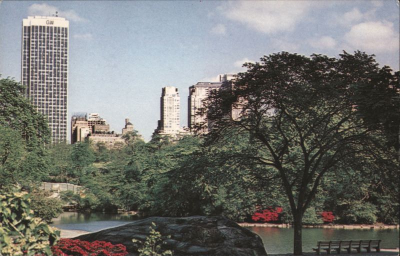 Central Park and New York City Skyline Color Assoc.