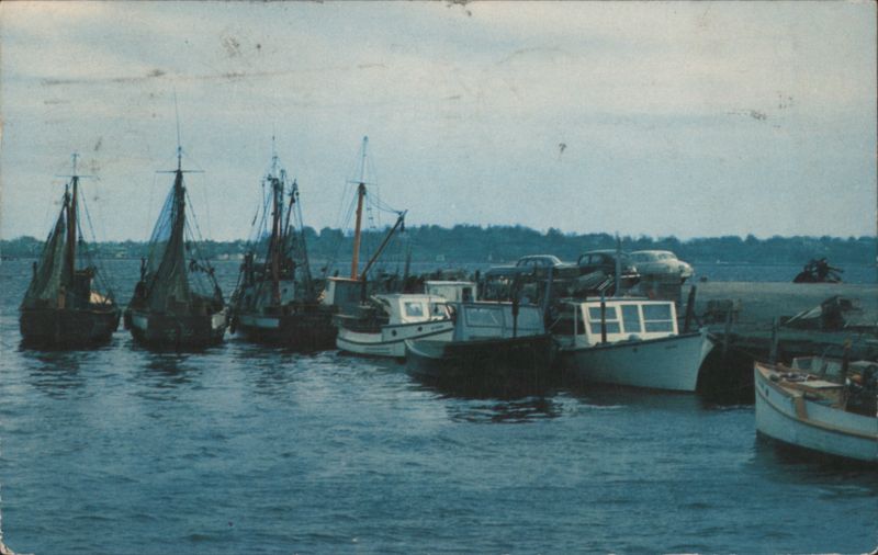 Fishing Boats at Long Wharf Newport Rhode Island