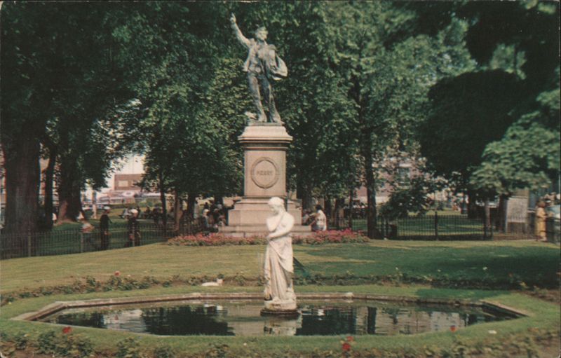 Oliver Hazard Perry Statue on the Mall, Newport, RI Rhode Island