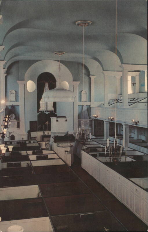 Interior of Trinity Church Newport Rhode Island Henry A. Curtis