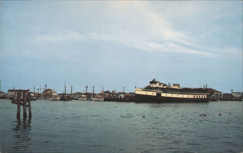 Block Island Boat and State Pier, Galilee, RI Rhode Island