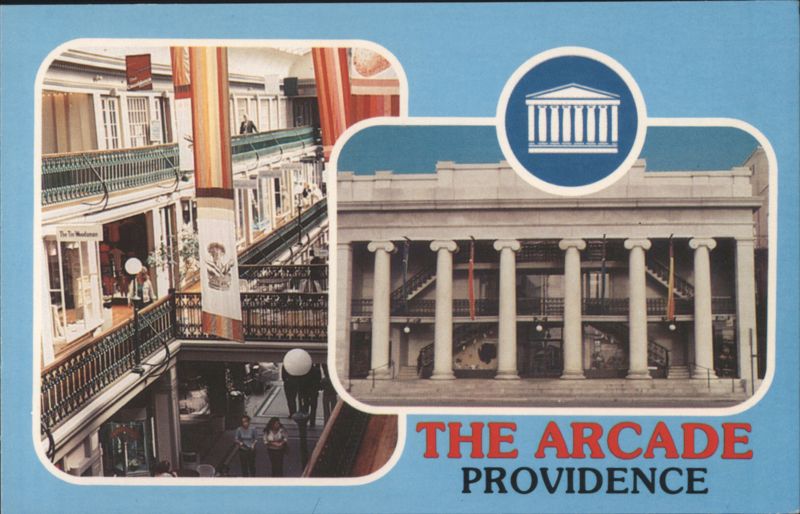 The Arcade, America's Oldest Shopping Mall, Providence Rhode Island