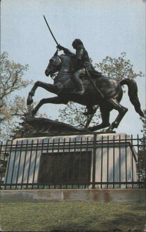 Brigadier General Casimir Pulaski Statue, Providence, RI Rhode Island