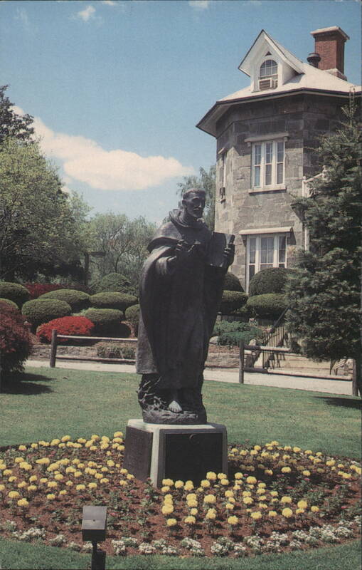 Statue of St. Dominic, Dominic Hall, Providence College Rhode Island