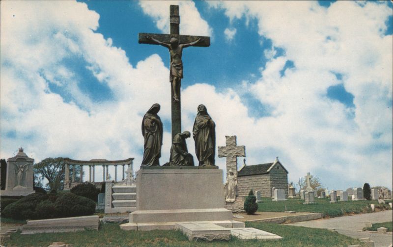 Crucifixion Statue, Precious Blood Cemetery Woonsocket Rhode Island