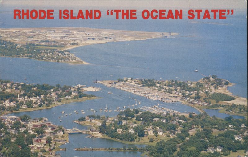 Aerial View of Wickford Cove, Rhode Island Bob Darling