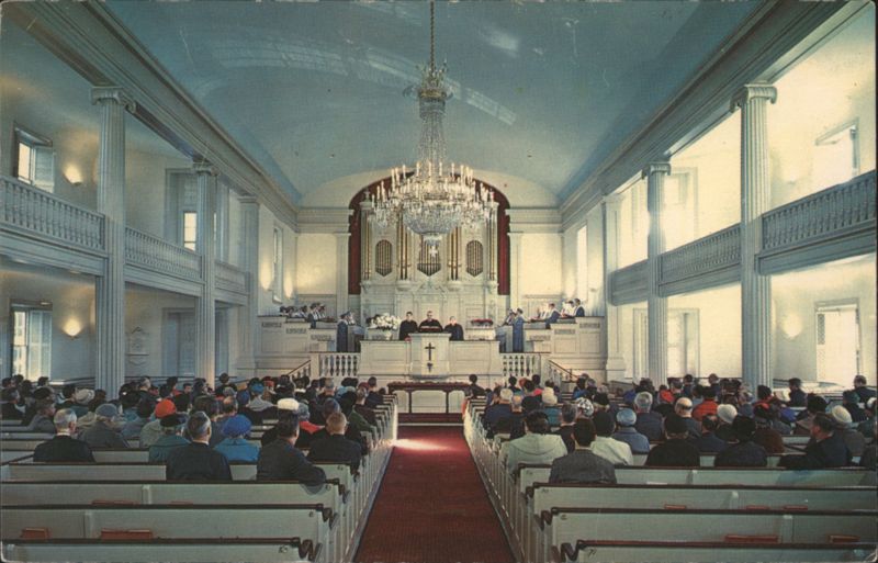 Beneficent Meeting House Interior, Providence, RI Rhode Island