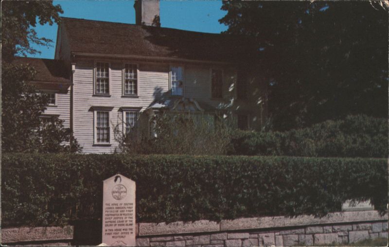 Joshua Babcock House, Westerly, RI Rhode Island B. L. Gordon