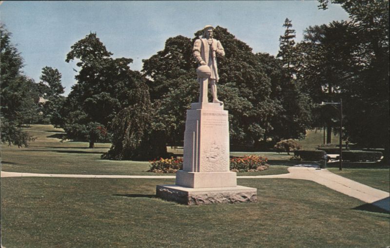 Cristoforo Colombo Monument, Wilcox Park Westerly Rhode Island
